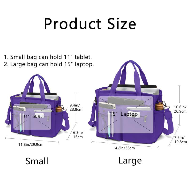 Set of 2 Large Canvas Tote Bags for Women - Versatile Crossbody Shoulder Hobo Messenger Handbags for Work, Travel, and Gym