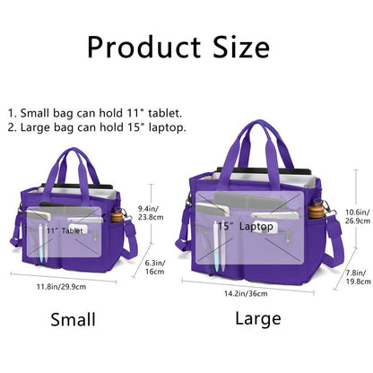 Set of 2 Large Canvas Tote Bags for Women - Versatile Crossbody Shoulder Hobo Messenger Handbags for Work, Travel, and Gym
