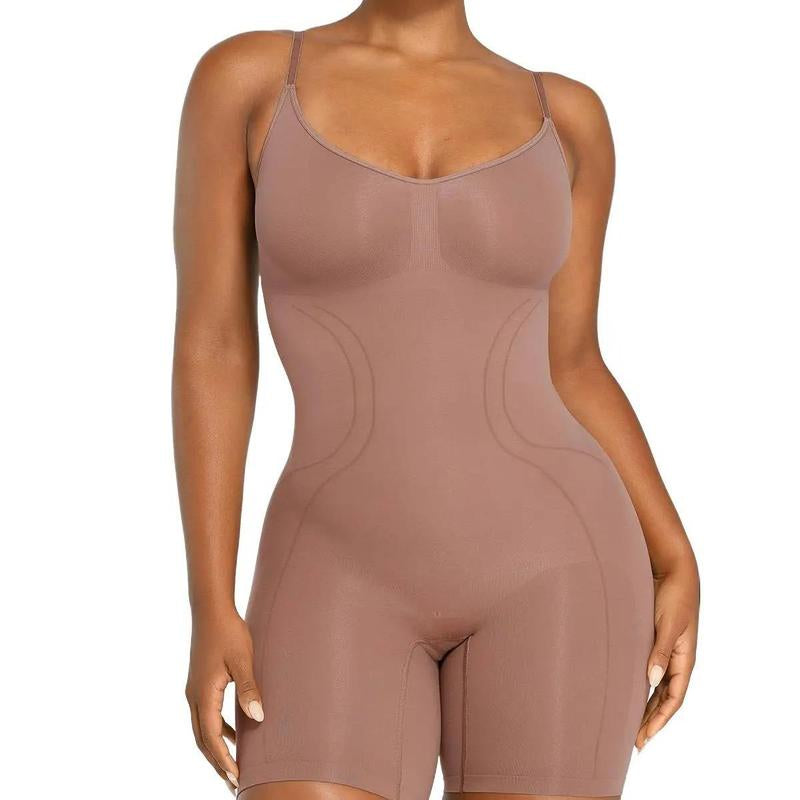 Shapellx Women's Seamless Comfort Shapewear with Soft Stripes - Essential Underwear Piece