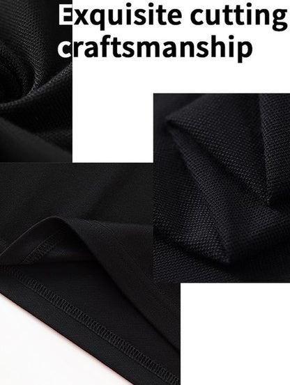 5 Pcs Men's Premium Comfort Polo Shirt Regular Fit Casual Fashion Short Sleeve Polo Collar Shirt Top Polo Shirts for Men Fall Tops Mens Clothing Soft Breathable Stretch Fabric Cold Wash Friendly