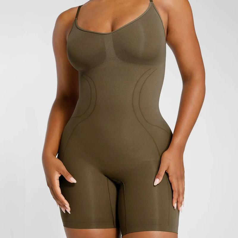 Shapellx Women's Seamless Comfort Shapewear with Soft Stripes - Essential Underwear Piece