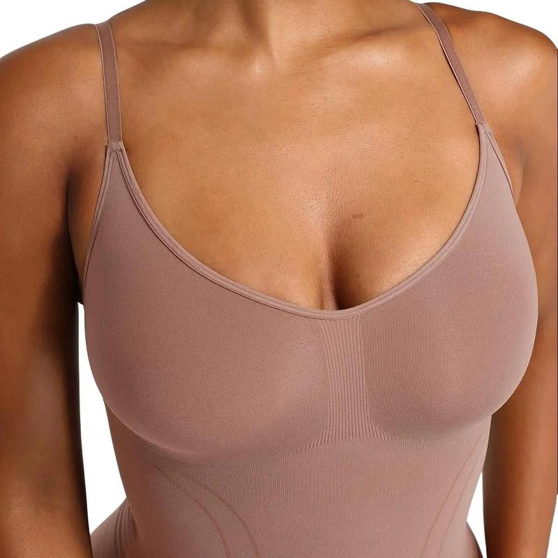 Shapellx Women's Seamless Comfort Shapewear with Soft Stripes - Essential Underwear Piece