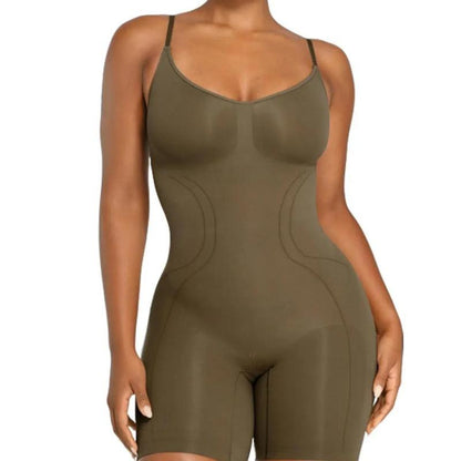 Shapellx Women's Seamless Comfort Shapewear with Soft Stripes - Essential Underwear Piece