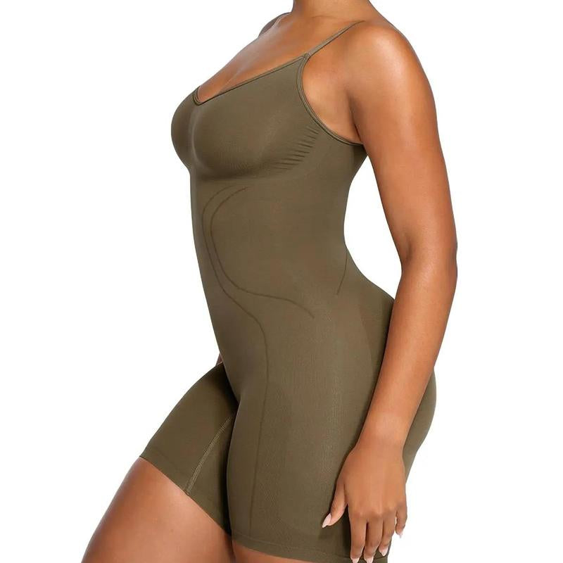 Shapellx Women's Seamless Comfort Shapewear with Soft Stripes - Essential Underwear Piece