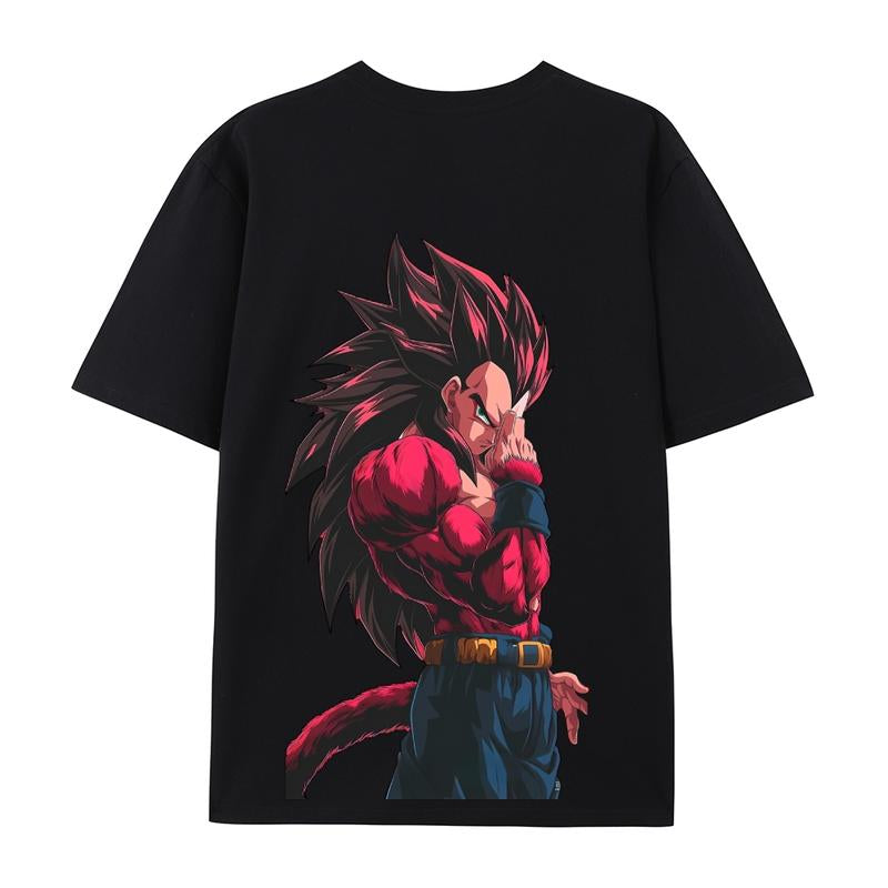 Urban Streetwear Retro Unisex Tank Top featuring Dragon Ball Z Goku - Oversized Cotton Muscle Tee for Men, Perfect for Summer Vacations and Anime Enthusiasts