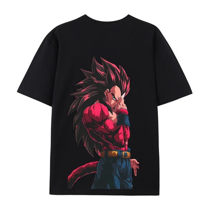 Urban Streetwear Retro Unisex Tank Top featuring Dragon Ball Z Goku - Oversized Cotton Muscle Tee for Men, Perfect for Summer Vacations and Anime Enthusiasts