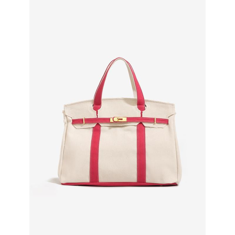 Large Capacity Lightweight Canvas Shoulder Bag - Versatile Handbag and Crossbody Purse for Fashionable Outfits, Travel, Work, and School Use