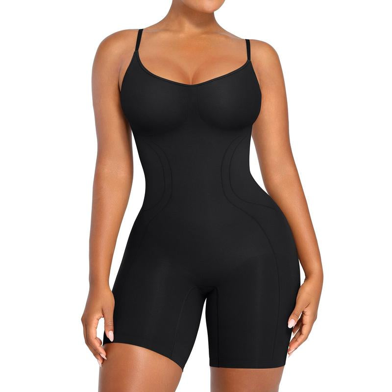 Shapellx Women's Seamless Comfort Shapewear with Soft Stripes - Essential Underwear Piece
