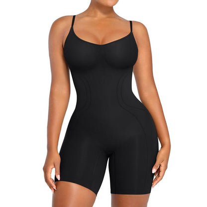 Shapellx Women's Seamless Comfort Shapewear with Soft Stripes - Essential Underwear Piece